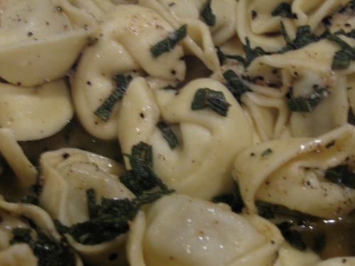 Tortellini with Sage Butter